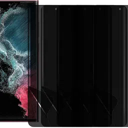 Blate Edge To Edge Screen Guard for SAMSUNG GALAXY S22 ULTRA MATTE FINISH PRIVACY EDGE TO EDGE MEMBRANE HYDROGEL FILM (PACK OF 5) image 1