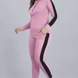 metronaut Solid Women Track Suit image 4