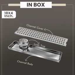 evanex Floor Stainless Steel Pop-Up Strainer image 2