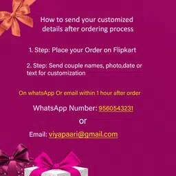 viyapaari 3D Photo Frame Couples for Special Occasions Happy Birthday,Anniversary Night Table Lamp image 2