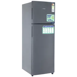 Croma 240 Litres 3 Star Frost Free Double Door Convertible Refrigerator with Dual Inverter Technology (CRLR240FID008951, Criss Cross Metallic Grey) image 4