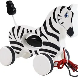 vastate Zebra Pull-Along Toy for Babies – Early Walking Rope Toy for Toddlers image 4