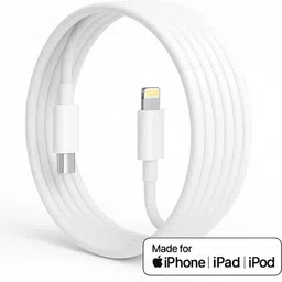 Bahucharmobile Lightning Cable 1 m Type-C to Lightning Cable Apple Certified (Mfi) Sync & Charge Cable-picture-10