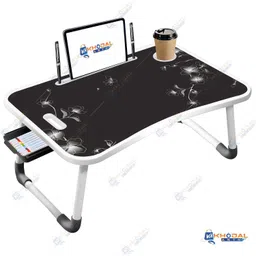 BLACK FLOWER US BIDING Plastic Portable Laptop Table-image-1