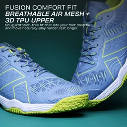 nivia HY-Energy 2.0 , Duofoam Cushion, Breathable Mesh Badminton Shoes For Men image 2