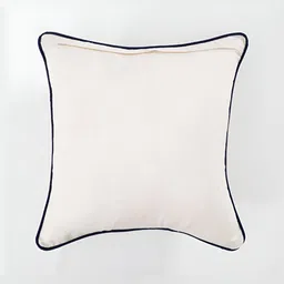 ratan cart TARAN LIVING Beige & Red 2 Pieces Quirky Printed Cotton Square Cushion Covers image 4