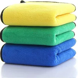 uncommon Microfiber Cleaning towel for Car and Bike Wet and Dry Microfiber Cleaning Cloth image 4