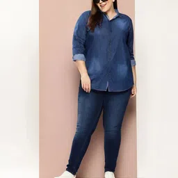 pp trends Women Slim Fit Washed Casual Shirt-picture-25