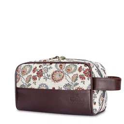 THE CLOWNFISH Floral Print Textured Toiletry Kit-image-26