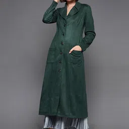 Miss Chase Suede Longline Overcoat-picture-14