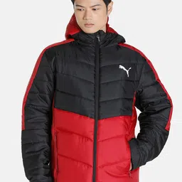 Puma Men Red & Black Colourblocked WarmCELL Padded Jacket-picture-37