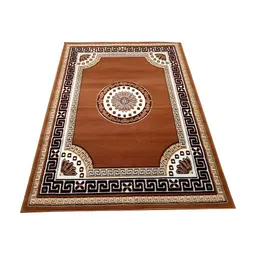 Safiya Carpet Rust Floral Water Resistant Polypropylene Carpet-picture-32