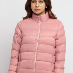 Status Quo Women Coral Puffer Jacket-picture-48