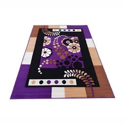 Safiya Carpet Purple Floral Water Resistant Carpets-picture-13