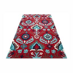IMRA CARPET Red Ethnic Motifs Woollen Carpet-picture-21