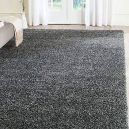 IMRA CARPET Grey Shaggy Rectangle Carpet-picture-41