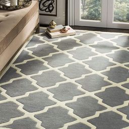 IMRA CARPET Grey Geometric Handmade Woollen Carpet-picture-28