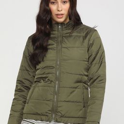 Tokyo Talkies Women Brown Puffer Jacket-picture-49