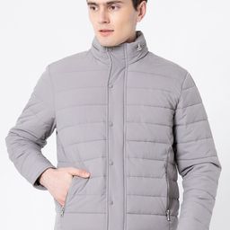 Red Tape Men Grey Padded Jacket-picture-9