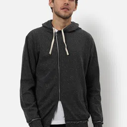 Campus Sutra Men Grey Windcheater Outdoor Bomber Jacket image 1