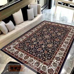 IMRA CARPET Blue Floral Woollen Carpet-picture-14