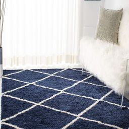 IMRA CARPET Blue Geometric Handmade Polypropylene Carpet-picture-40