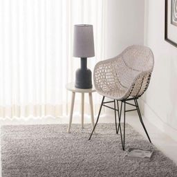 IMRA CARPET Silver-Toned Woollen Shaggy Carpet-picture-35
