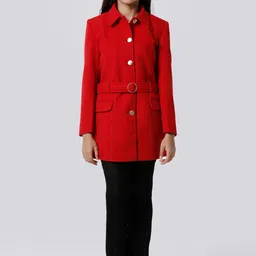 KATE & OSCAR Girls Longline Overcoat With Belt-picture-16