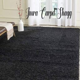 IMRA CARPET Black Solid Handmade Polypropylene Carpet-picture-27