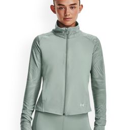 UNDER ARMOUR Printed Training or Gym Raglan Sleeveless Mock Collar Sporty Jacket-picture-7