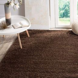IMRA CARPET Brown Shaggy Rectangular Carpet-picture-16