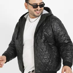 Instafab Plus Hooded Quilted Jacket-picture-30