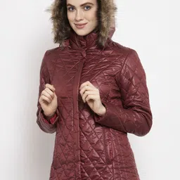 Gipsy Women Hooded Dry Fit Quilted Jacket-picture-9