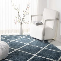 IMRA CARPET Turquoise Blue Geometric Handmade Polypropylene Carpet-picture-23