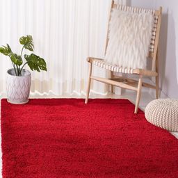 IMRA CARPET Red Solid Handmade Polyester Carpet-picture-22