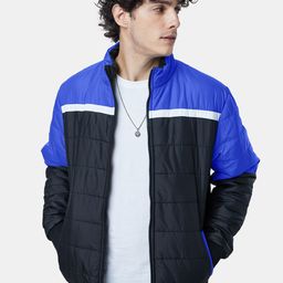 The Souled Store Men Colourblocked Bomber Jacket-picture-38