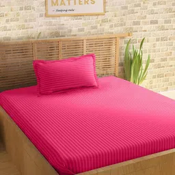 Sleeping Owls- because your sleep matters Unisex Pink Bedsheets-picture-32