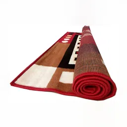 Safiya Carpet Red Floral Water Resistant Carpets image 4