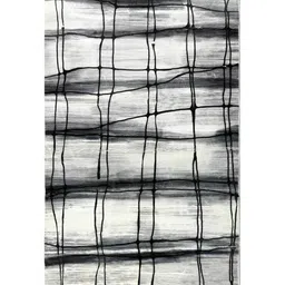 Sapana Carpet-Mats Off White Abstract Anti-Skid Polyester Carpet image 2