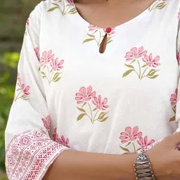 KALINI Floral Printed Regular Kurta with Salwar image 2
