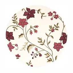 Safiya Carpet Grey Floral Hand-Tufted Woollen Carpets image 3