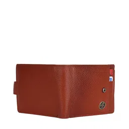 HAMMONDS FLYCATCHER Men Tan Brown Leather Two Fold Wallet image 2