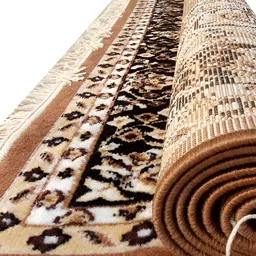 Safiya Carpet Gold Toned Printed Floor Carpets image 2