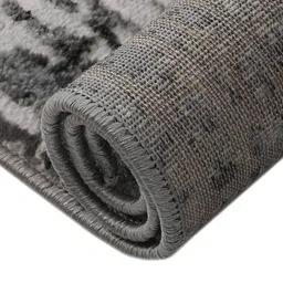 Sapana Carpet-Mats Cream-Coloured & Black Abstract Anti-Skid Carpet image 2