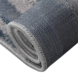 Sapana Carpet-Mats Cream-Coloured & Grey Abstract Printed Anti-Skid Carpet image 5