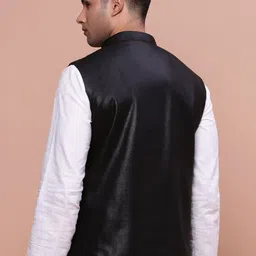 SHOWOFF Slim-Fit Woven Nehru Jacket image 4