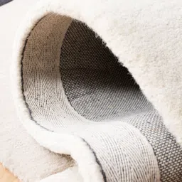 Safiya Carpet White Abstract Woollen Carpets image 3