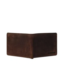 CALFNERO Men Brown Textured Leather Two Fold Wallet image 3