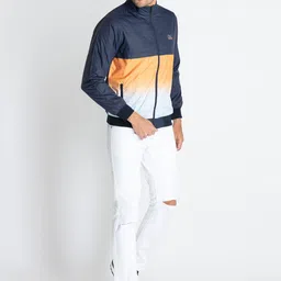 Status Quo Colourblocked Bomber Jacket image 3