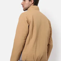 Campus Sutra Men Multicoloured Colourblocked Windcheater Outdoor Bomber Jacket image 4